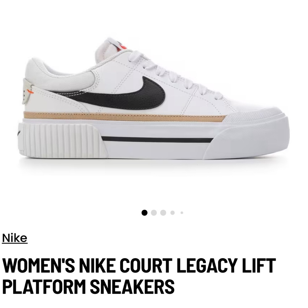 Nike Court Legacy Lift - Women 6.5